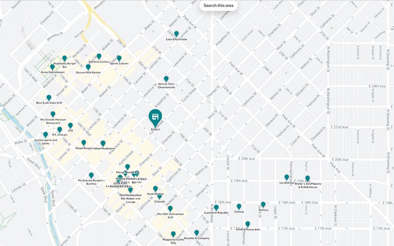 Determining on a map if Doordash Hotspots (or Uber Eats or Grubhub) make sense.