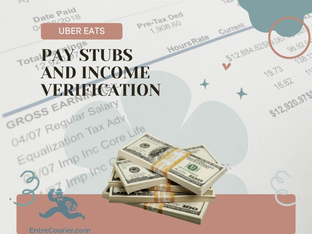 Uber Eats Pay Stubs, Earning Statements, Employment Verification